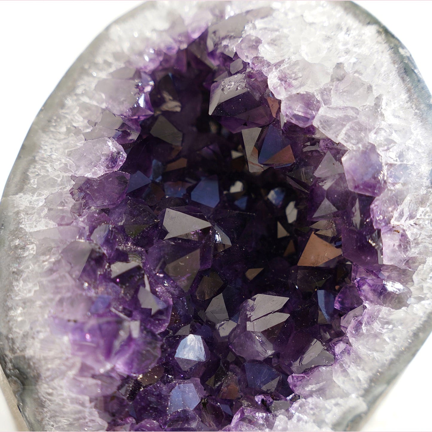 CROWN Unique Hue Crystal Rare Amethyst