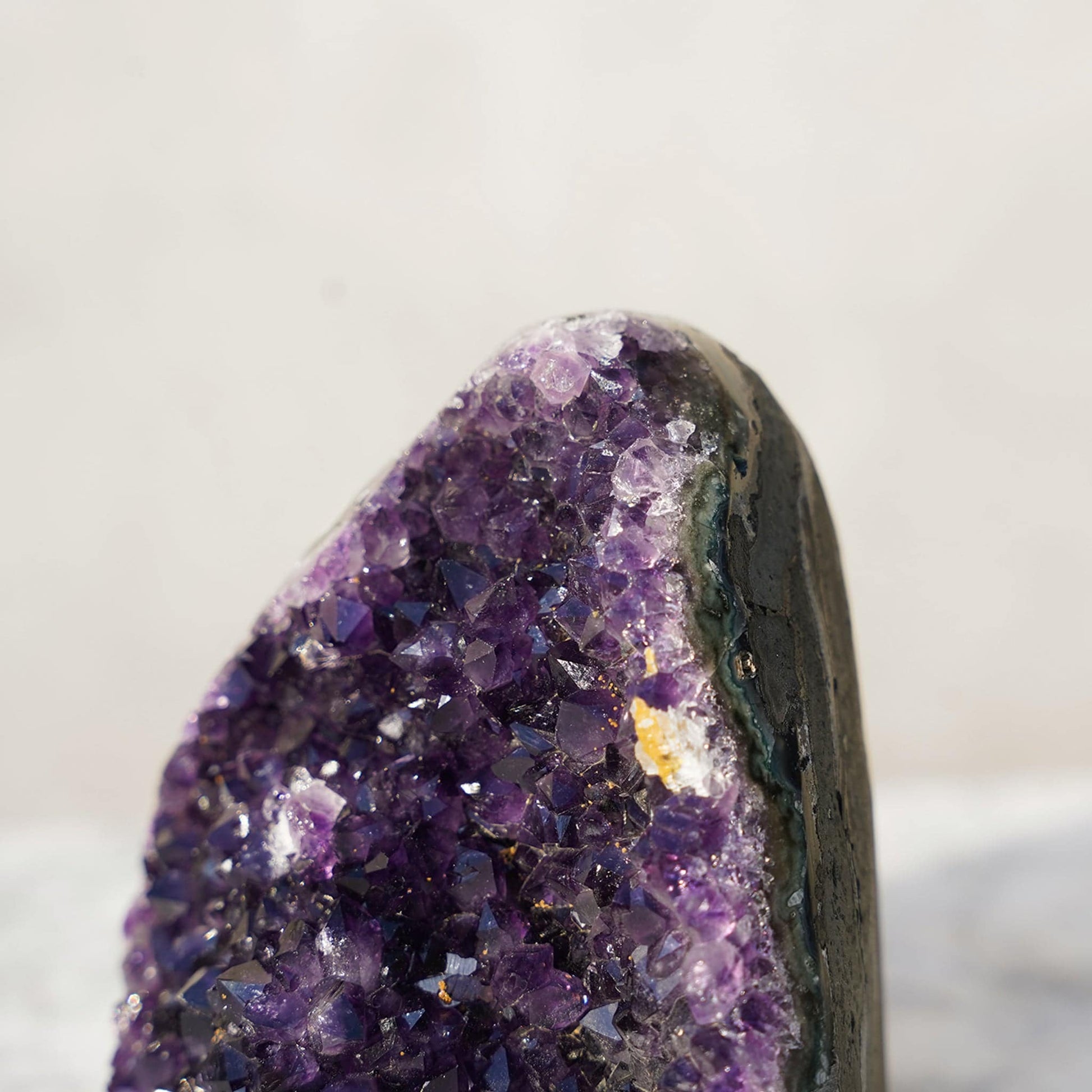 SERENE Crystal Pyramid Amethyst Geode Collection - Deepest Earth