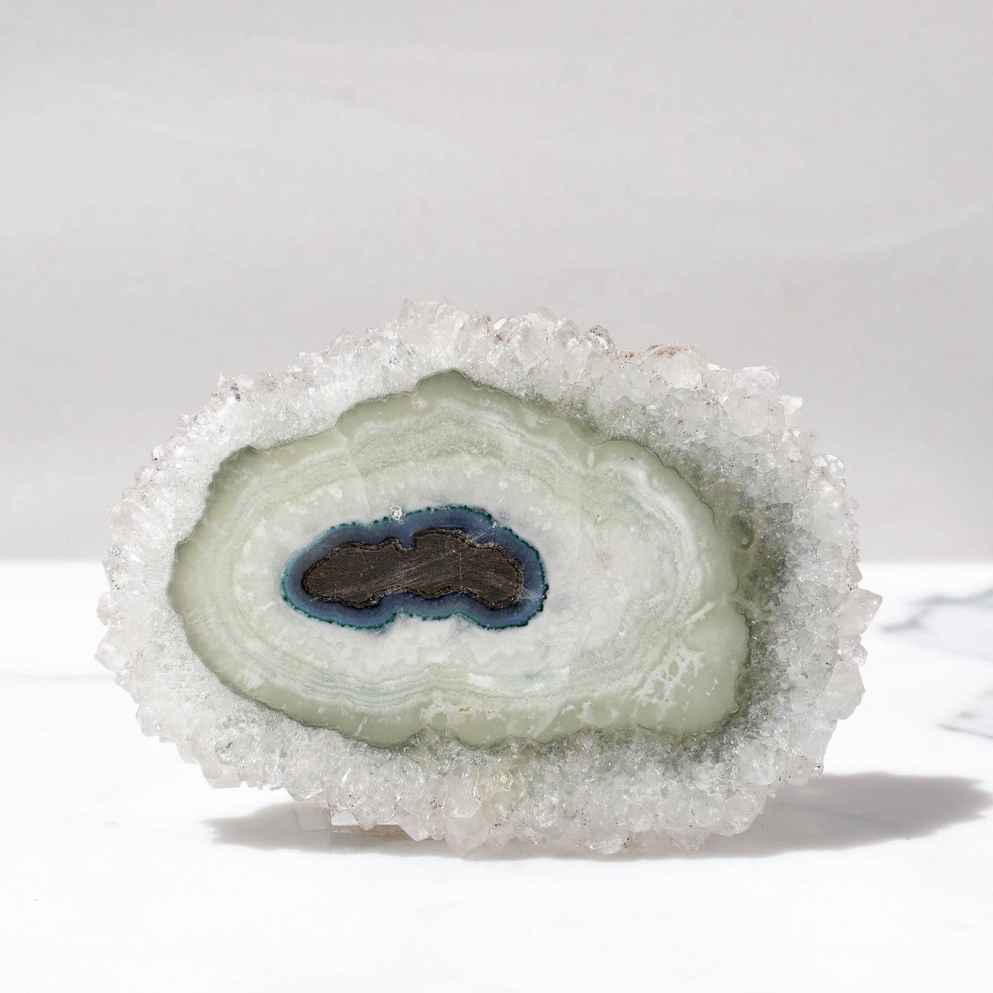 Fascinating Stalactite Delightful Green Color - Deepest Earth