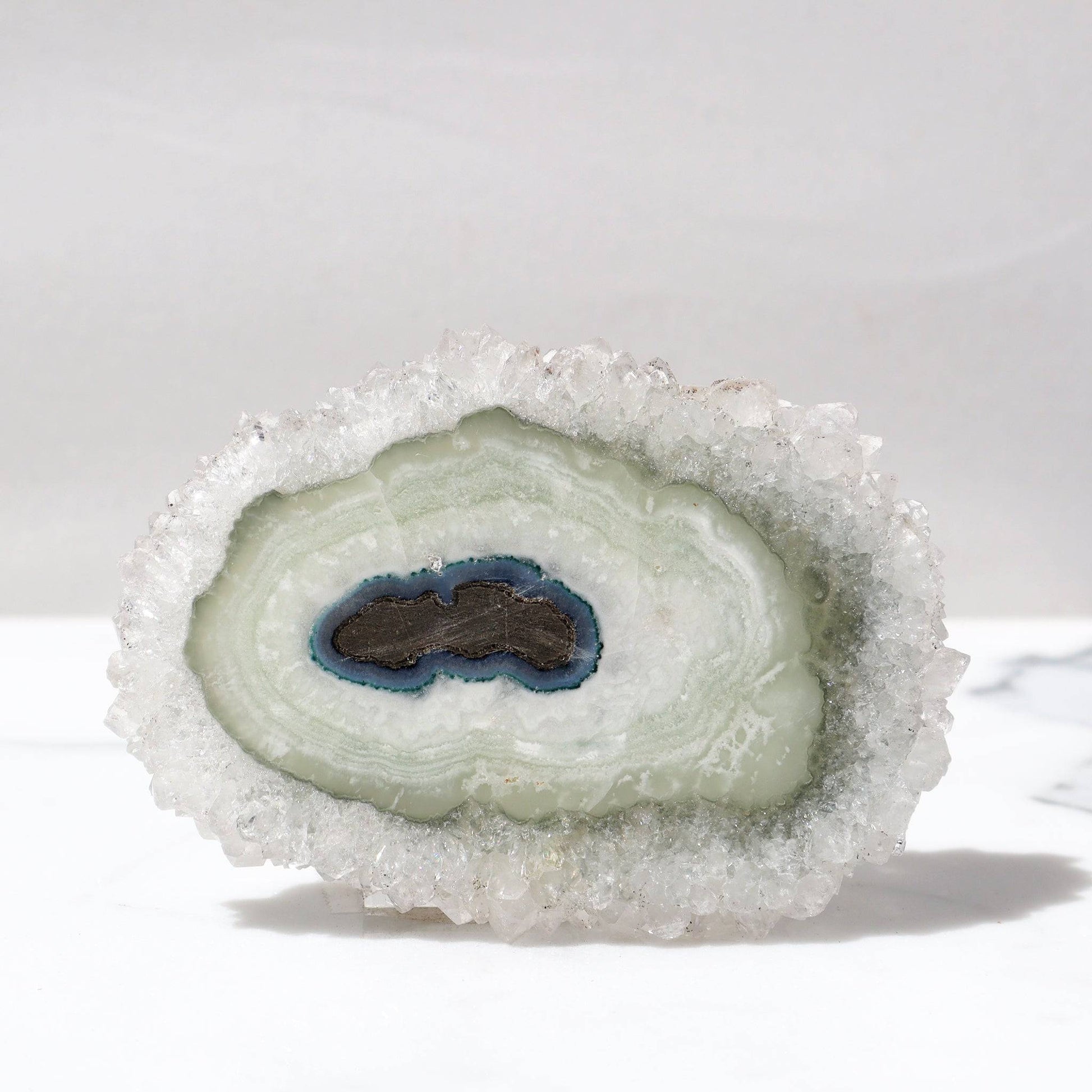 Fascinating Stalactite Delightful Green Color - Deepest Earth