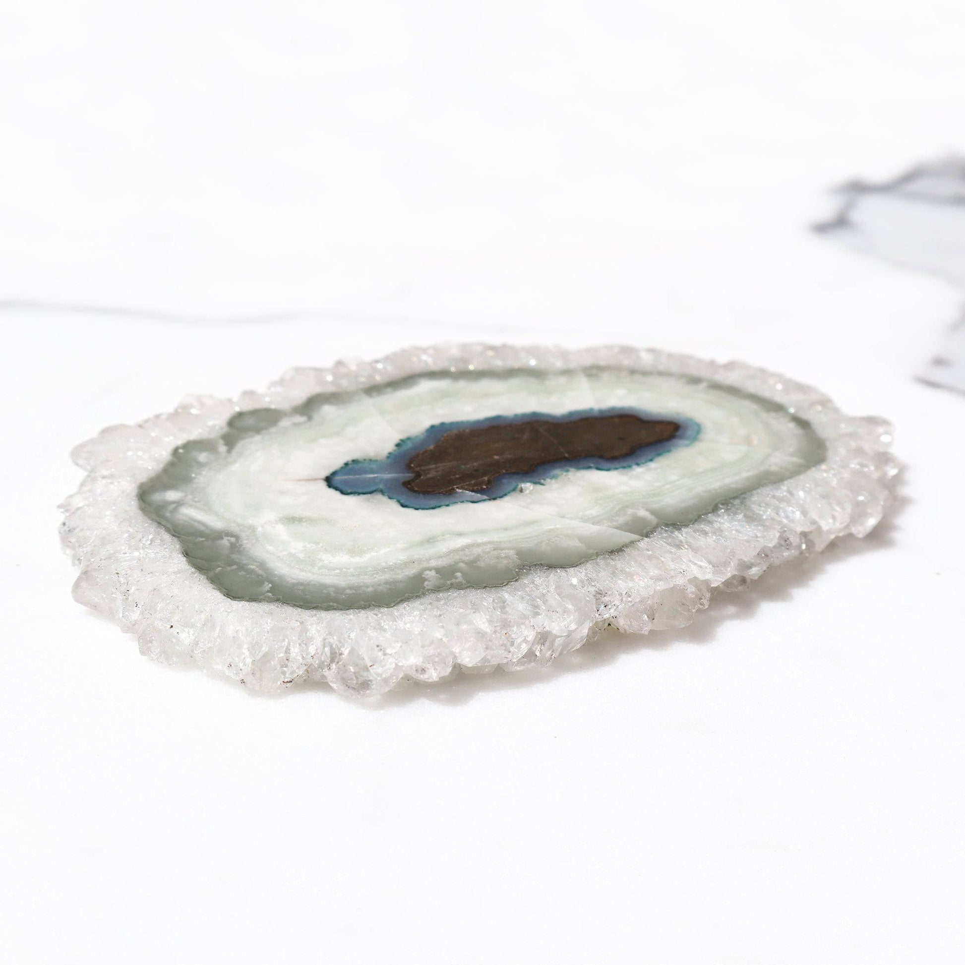 Fascinating Stalactite Delightful Green Color - Deepest Earth