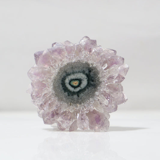 Classic Mineral Amethyst Stalactite Slice