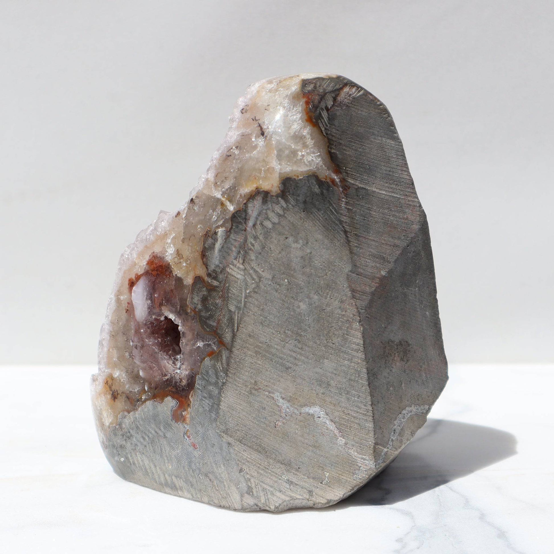 Rare Color Amethyst Crystal Cathedral Style Cut