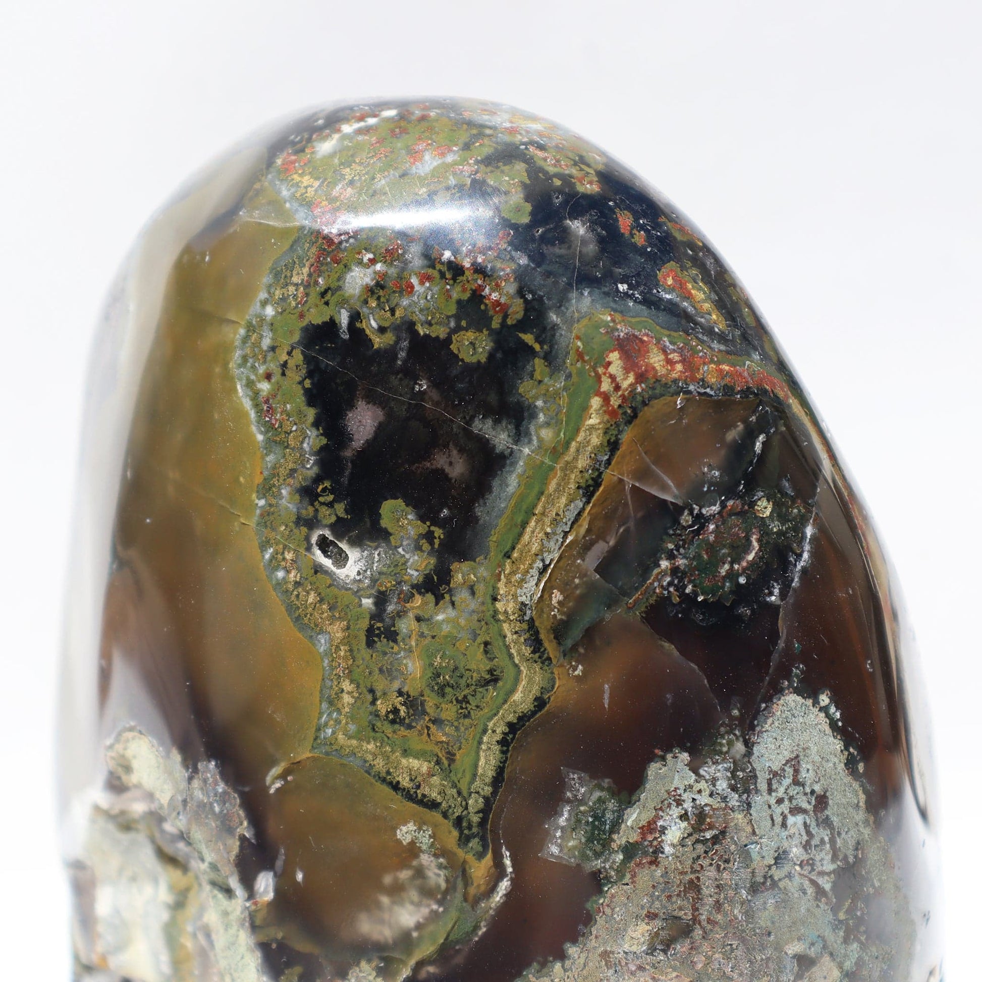Rare Agate Colors and Mauve Quartz - Deepest Earth