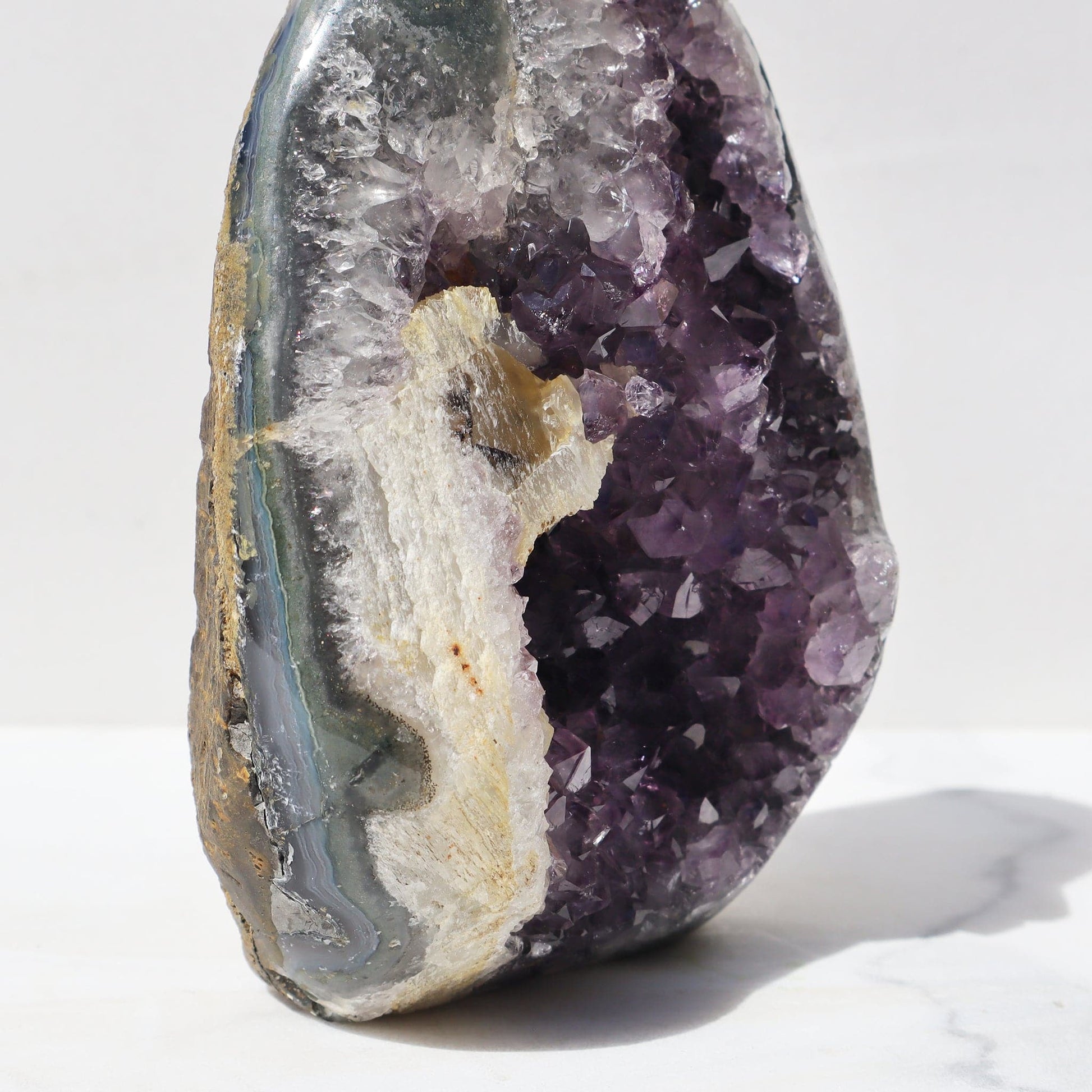 Rare Amethyst Jasper Geode Sale High Quality from Uruguay  - Deepest Earth