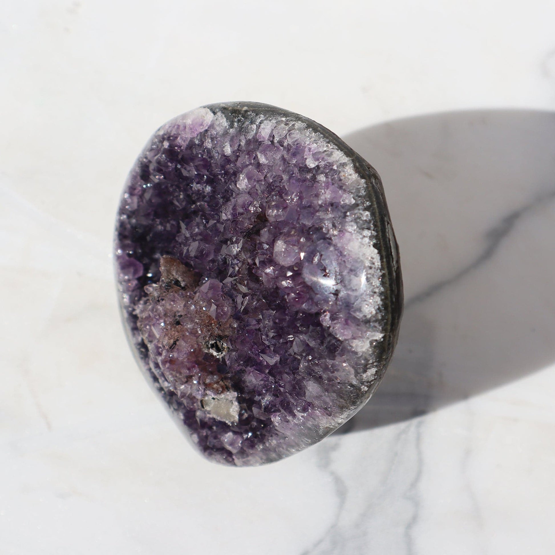 Seastar Center Mineral Decor Amethyst Quartz Mineral for sale from Uruguay - Deepest Earth