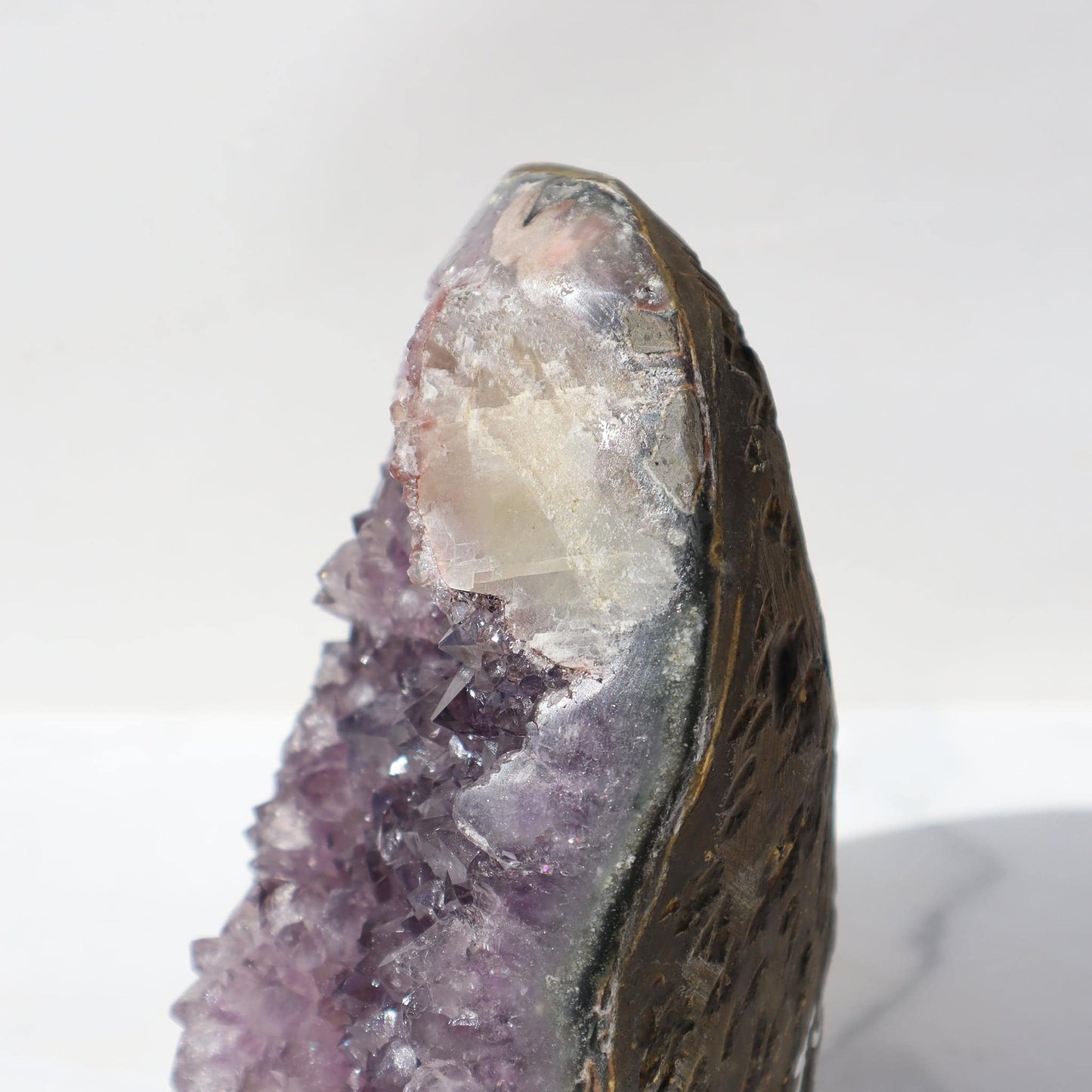 Red Hematite Quartz Formation - Deepest Earth