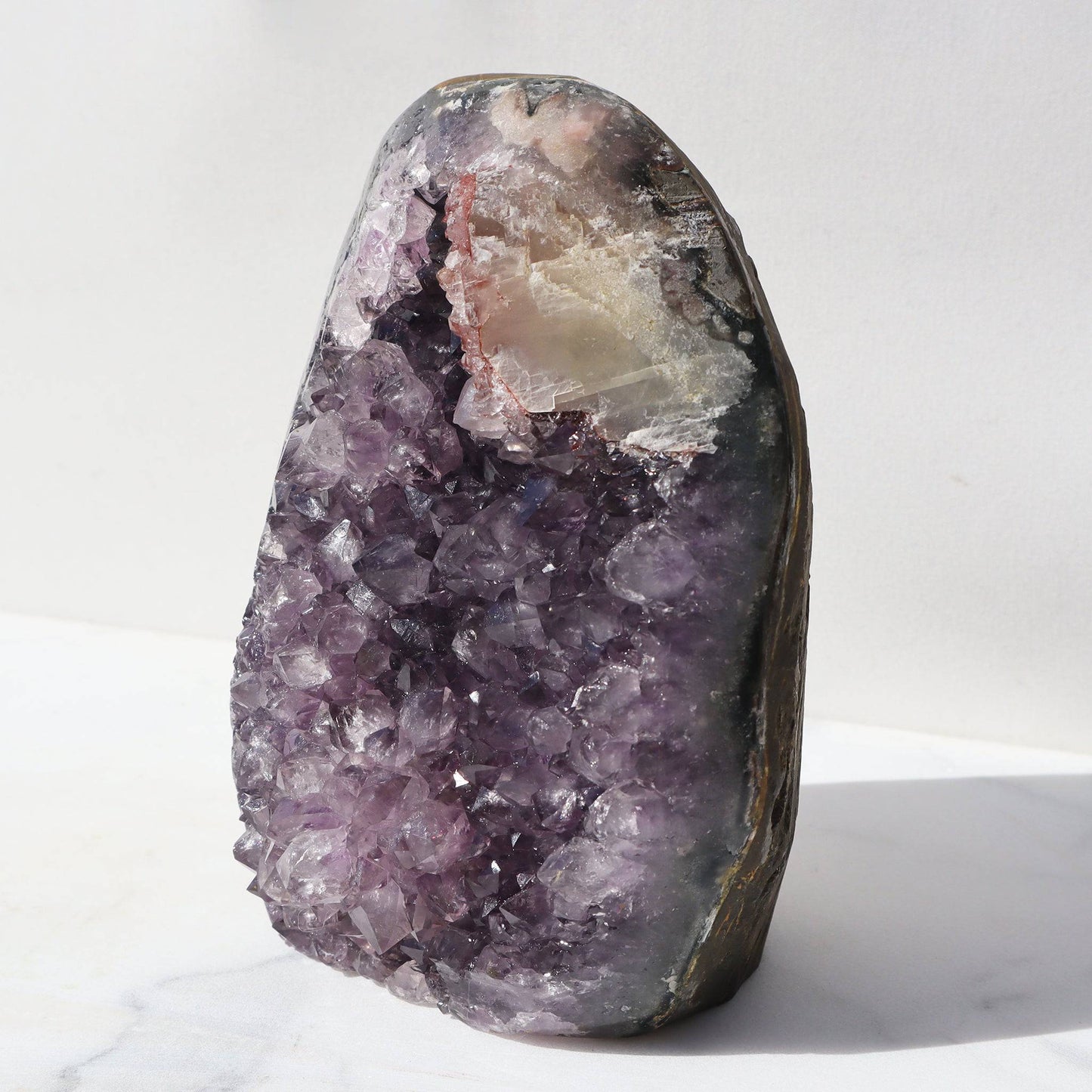 Red Hematite Quartz Formation - Deepest Earth