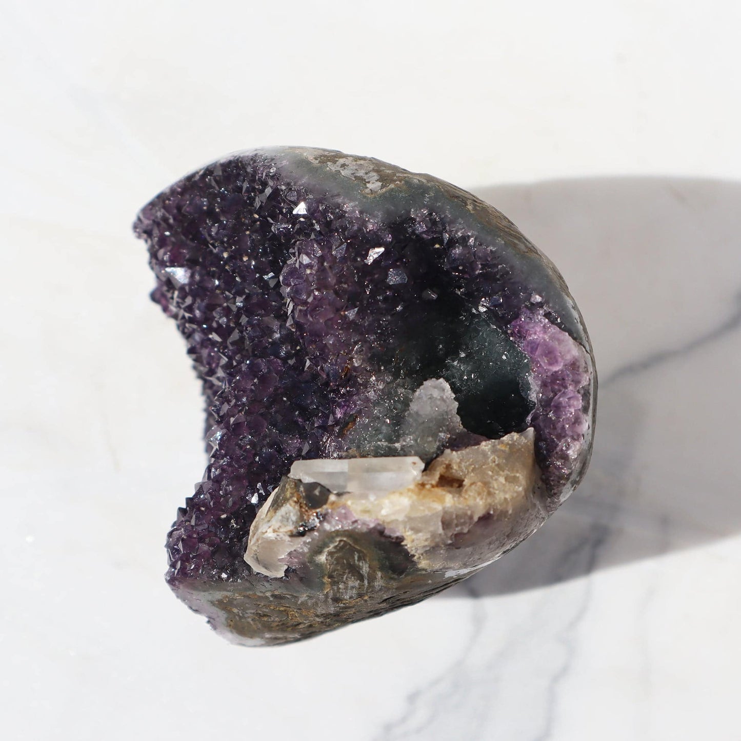 Rare Amethyst Geode - Zen Meditation - From Uruguay for sale - Deepest Earth