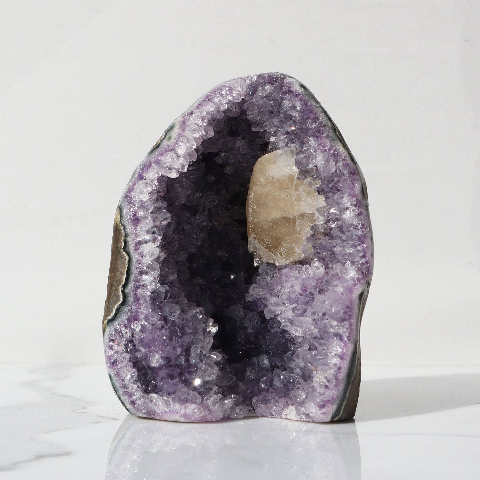 Lilac Cathedral Cut Amethyst Mineral - Deepest Earth