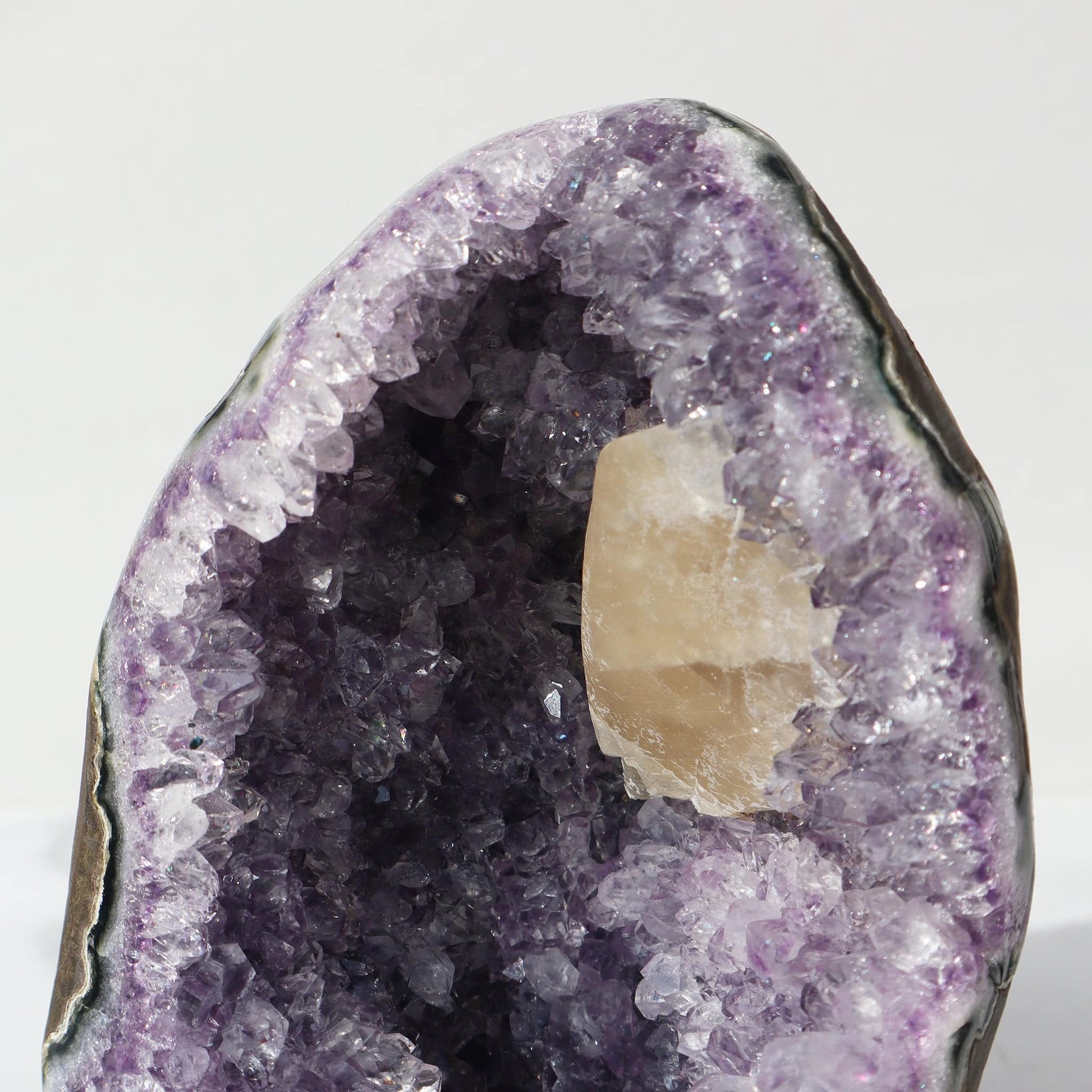 Lilac Cathedral Cut Amethyst Mineral - Deepest Eart
