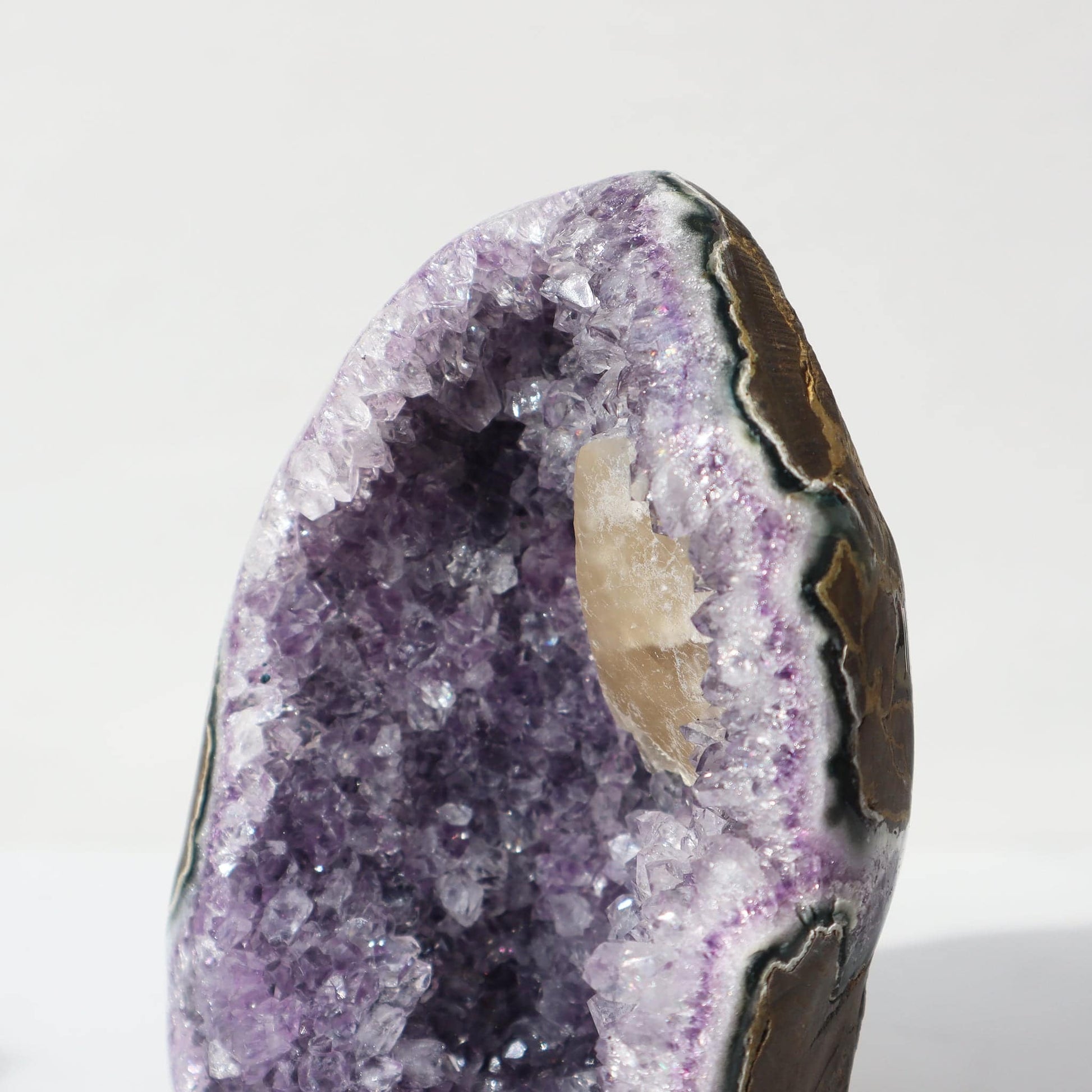 Lilac Cathedral Cut Amethyst Mineral - Deepest Eart
