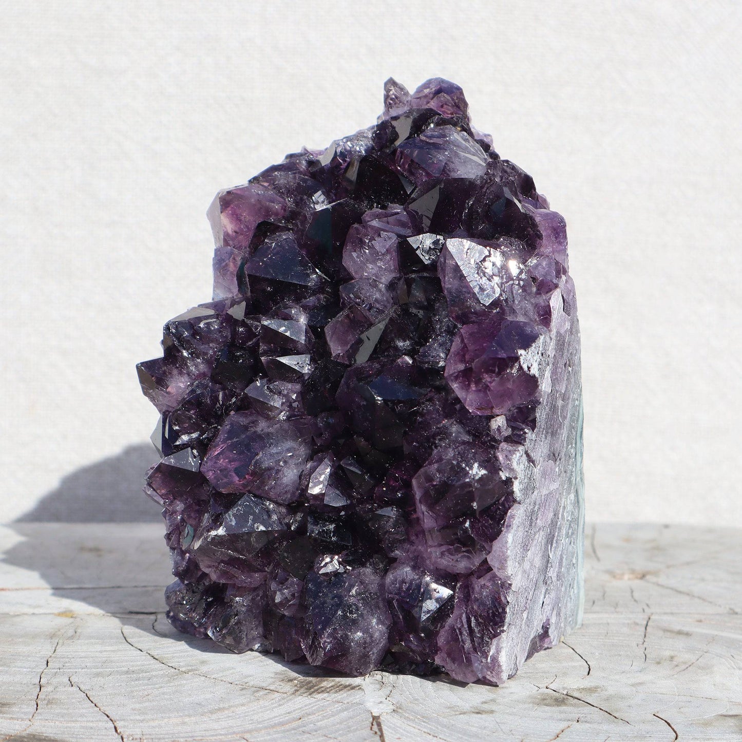 RUSTIC natural art decor amethyst quartz large crystals from Uruguay - Deepest Earth