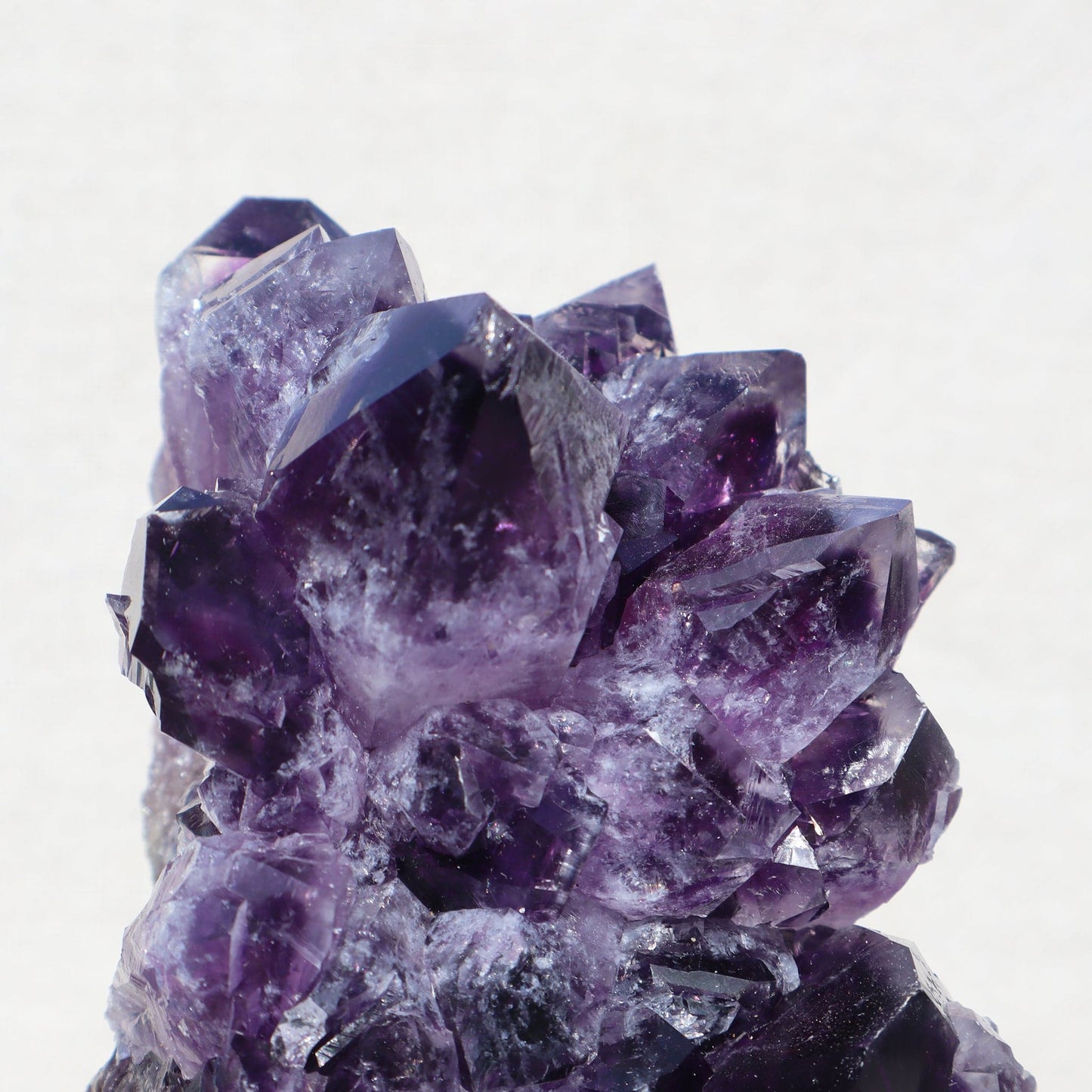 SOHO HOUSE rare raw mineral cluster large crystal peaks, sale, Uruguay - Deepest Earth