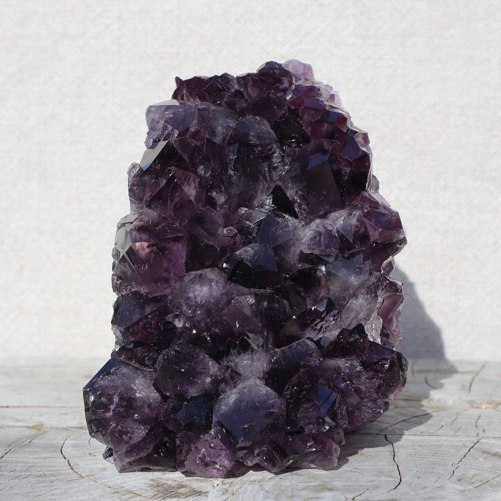 outland raw cluster basalt cut base amethyst unpolished agate