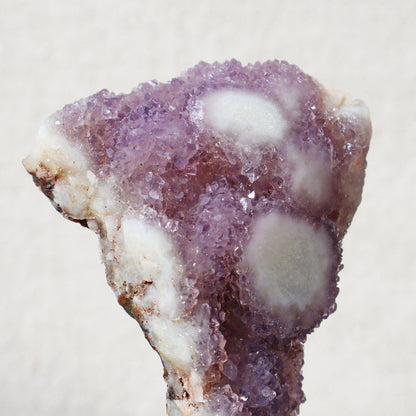 Amethyst purple pizza geode fragment mineral rare home decor - Deepest Eart