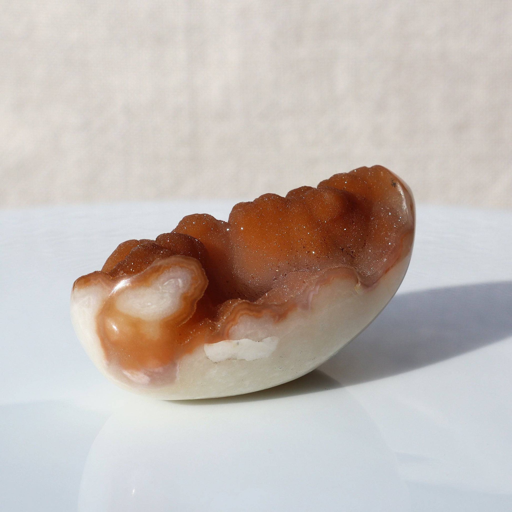 Sushi resembling druzy crystals