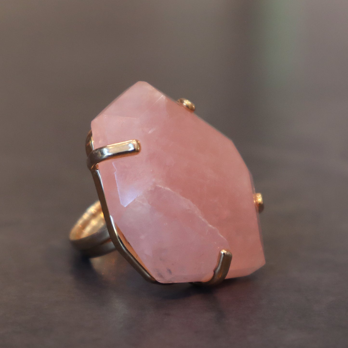 Rose Quartz Ring