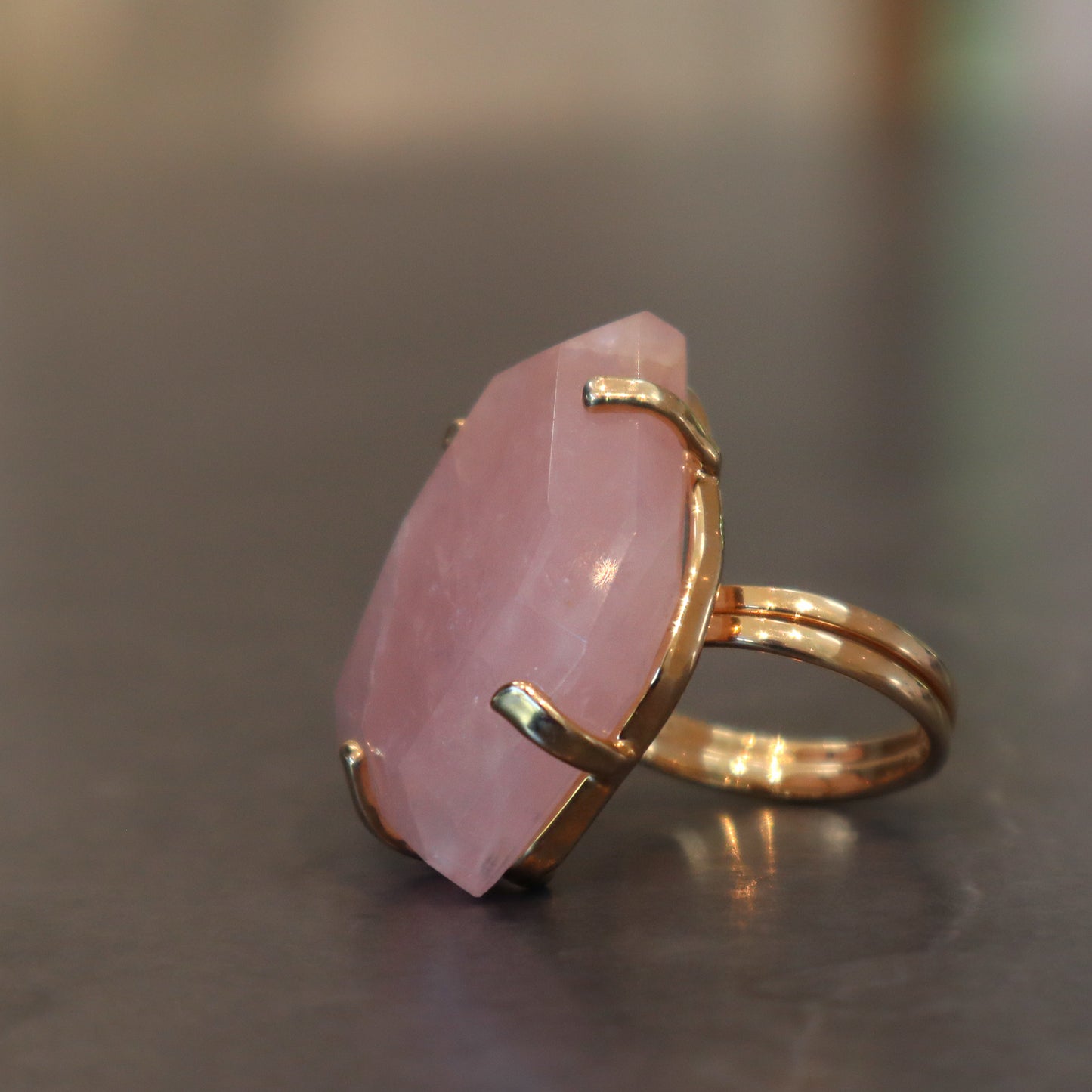 Rose Quartz Ring