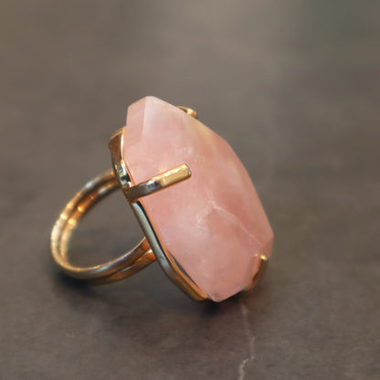 Rose Quartz Ring