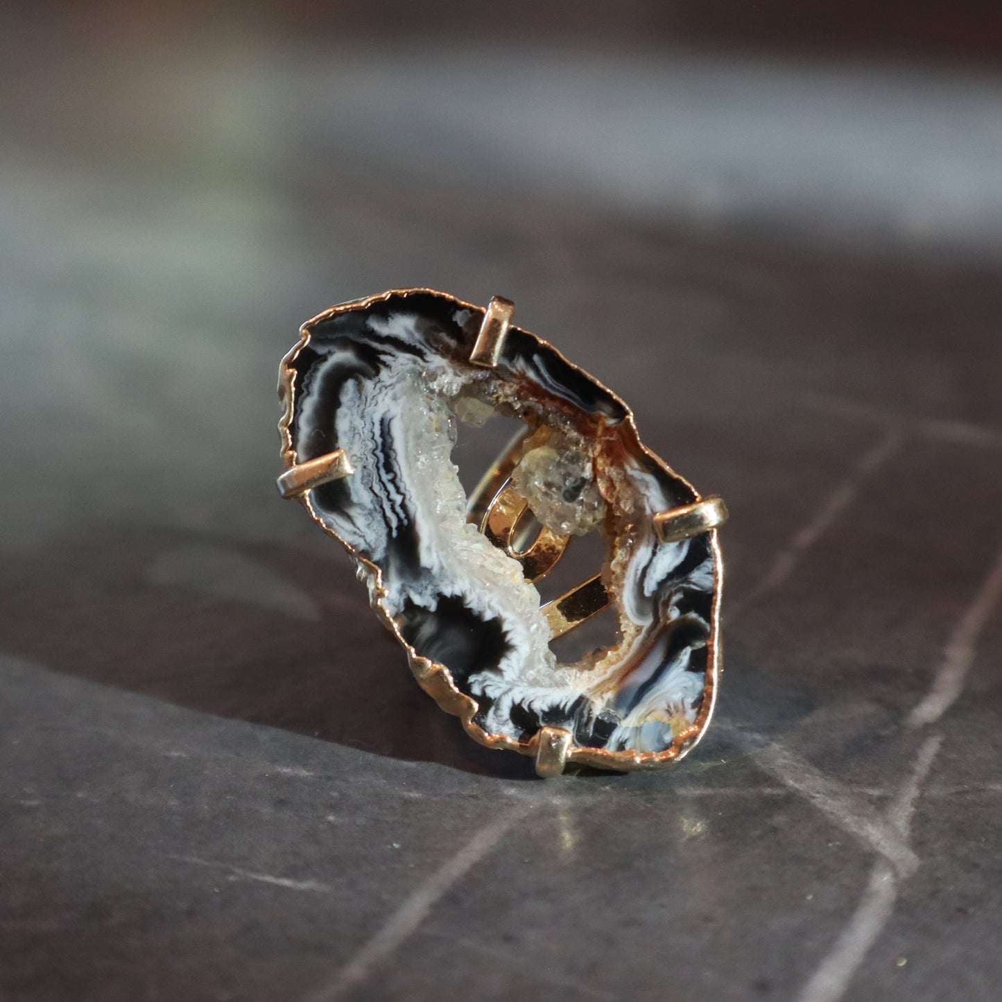 Druzy Crystal Ring