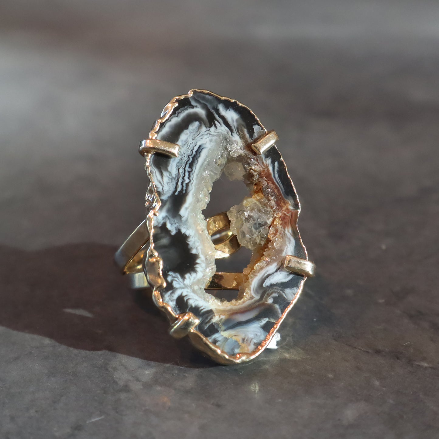 Druzy Crystal Ring