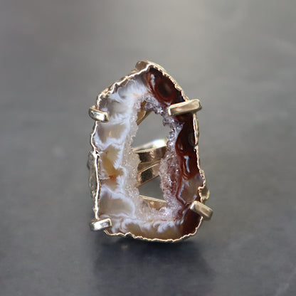 Geode Druzy Ring