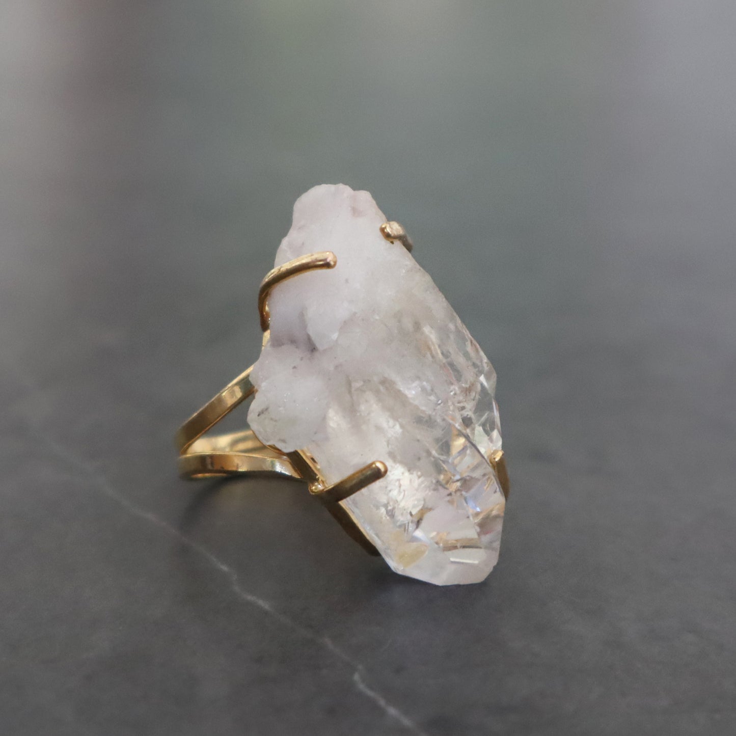 White Quartz Ring