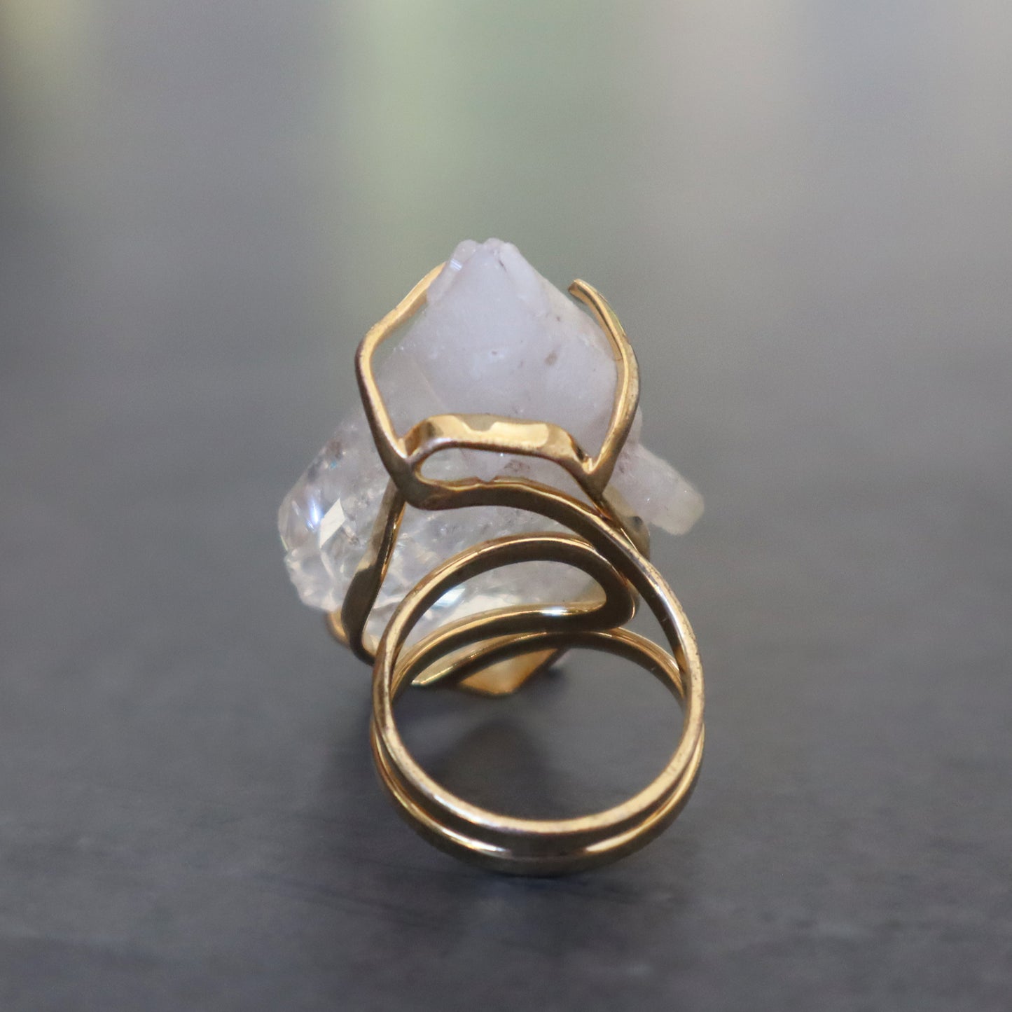 White Quartz Ring