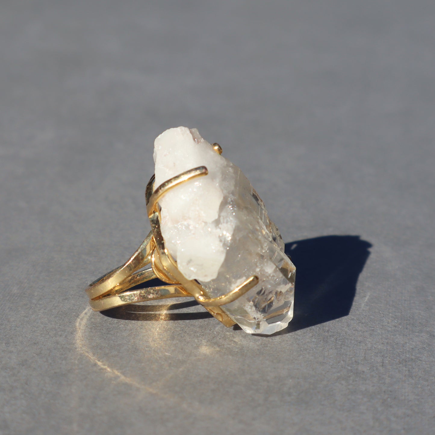 White Quartz Ring