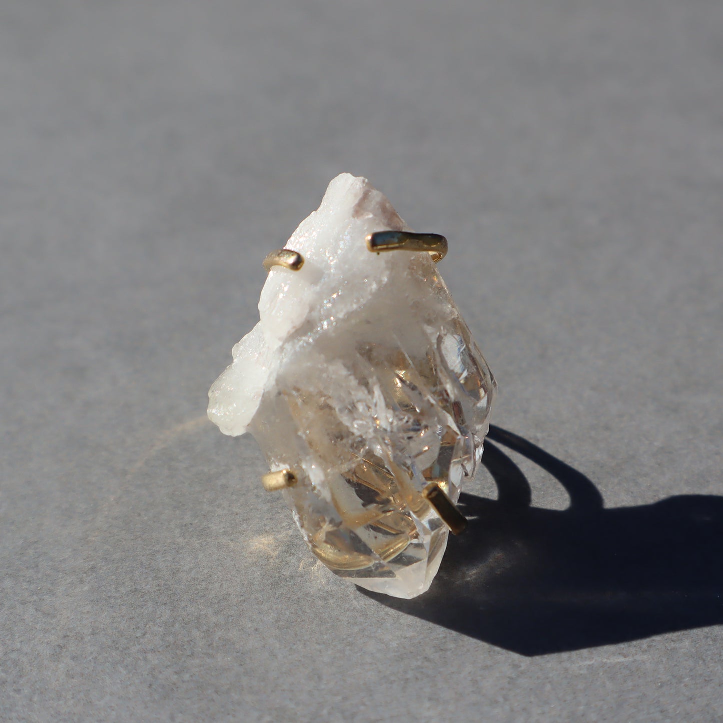 White Quartz Ring