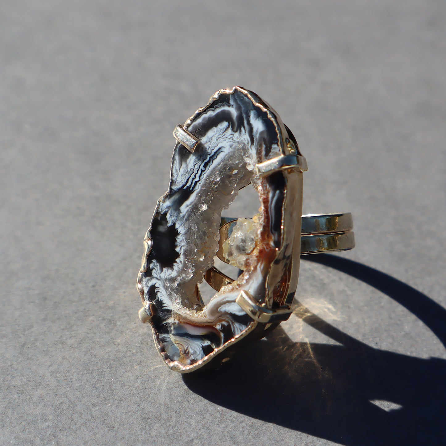 Druzy Crystal Ring