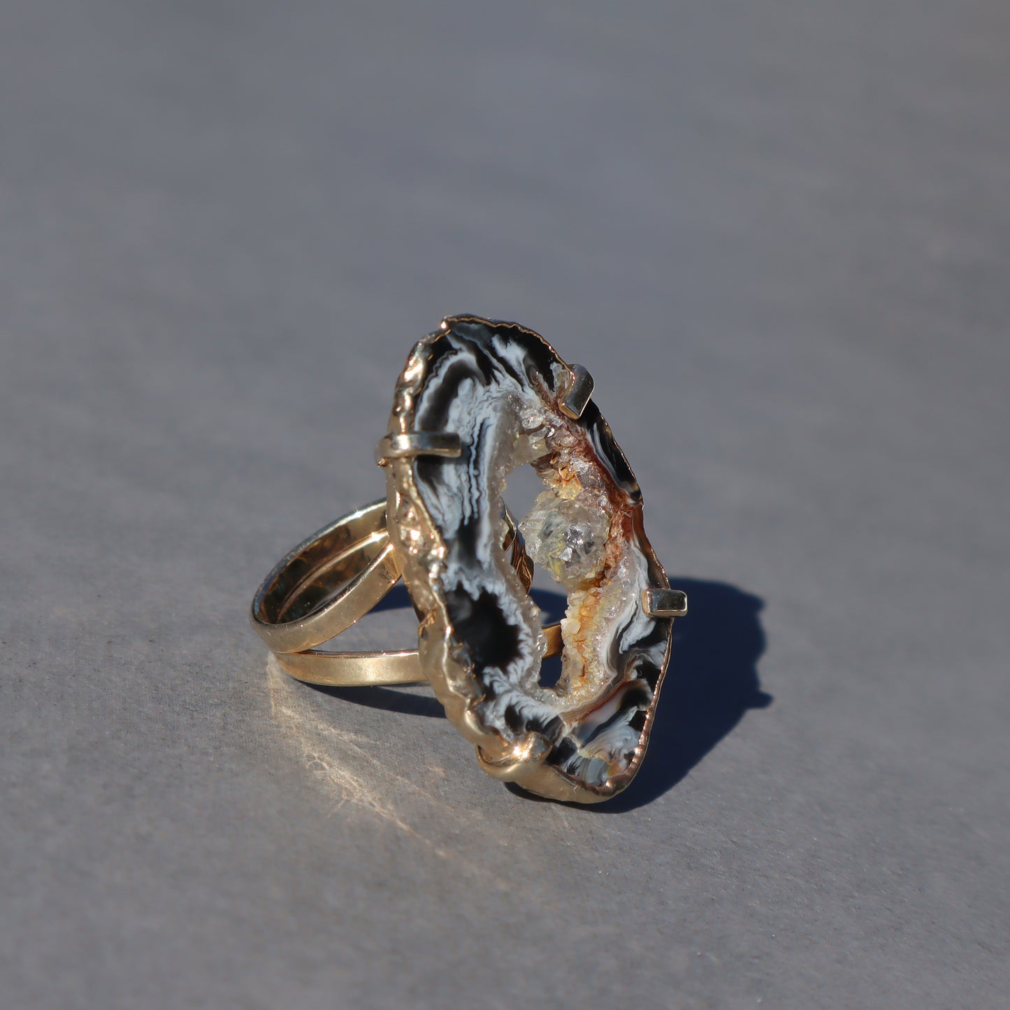 Druzy Crystal Ring