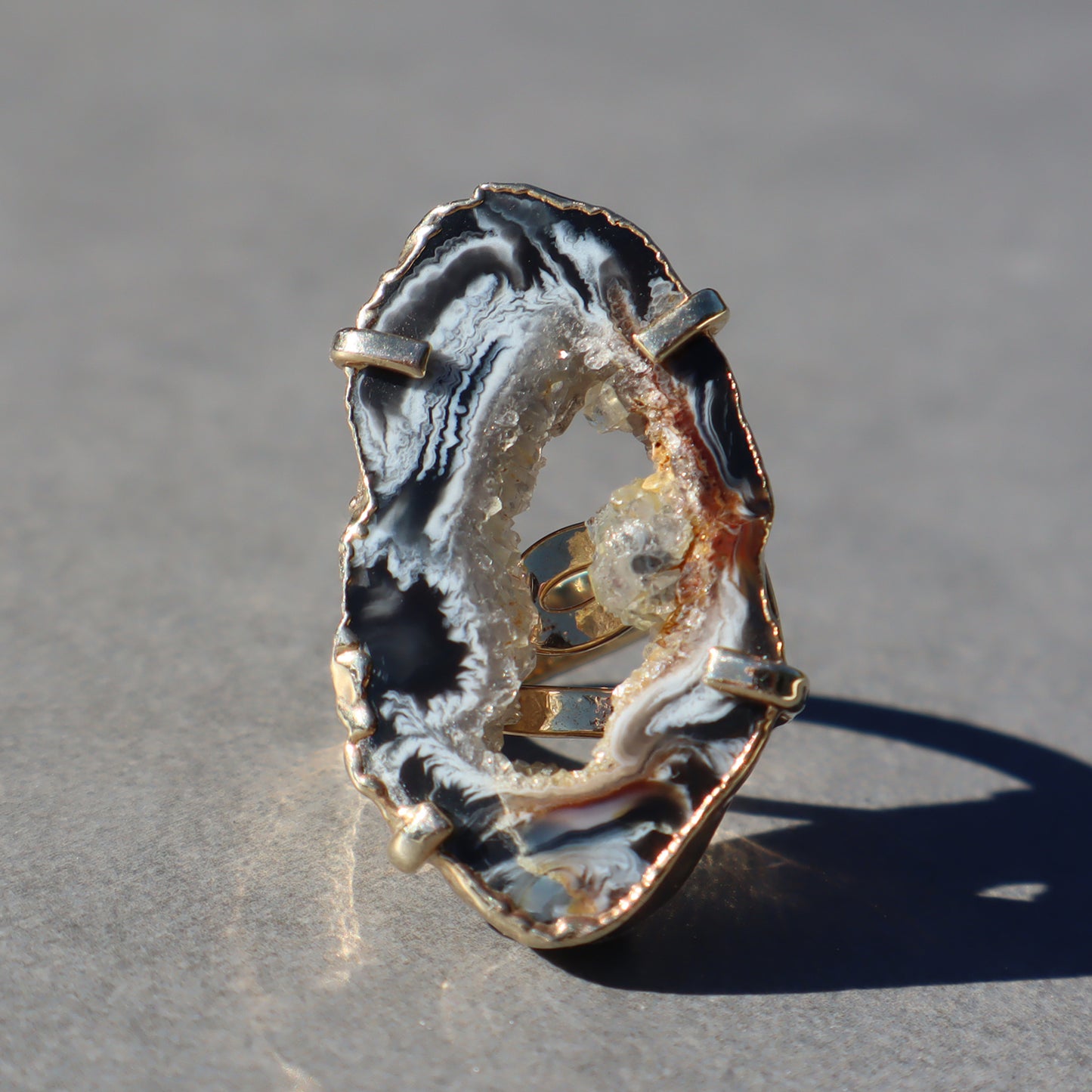 Druzy Crystal Ring