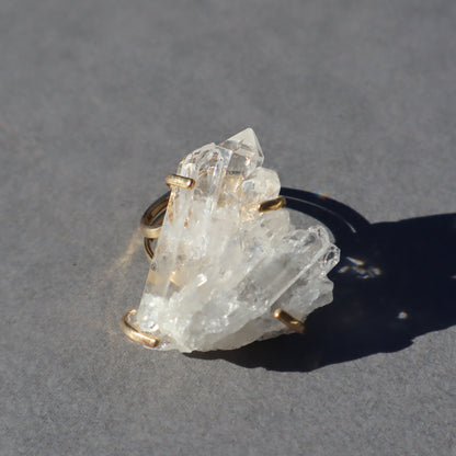 Quartz Crystals Ring