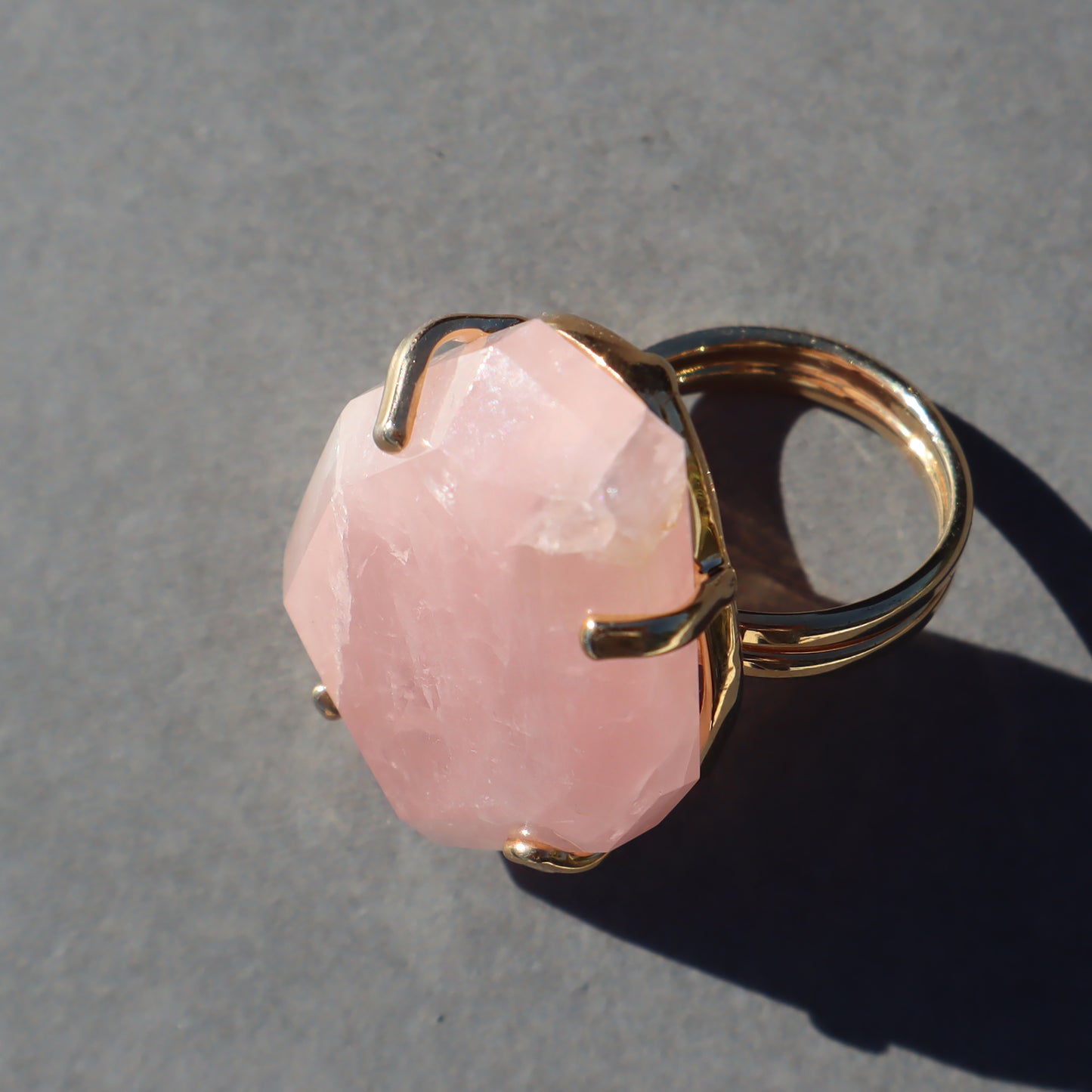 Rose Quartz Ring