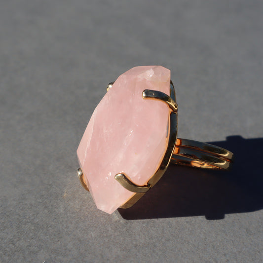 Rose Quartz Ring