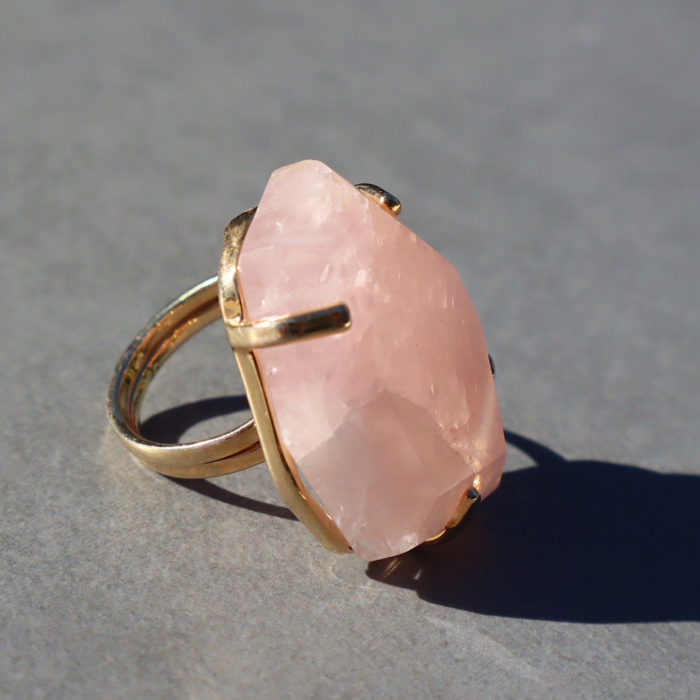 Rose Quartz Ring