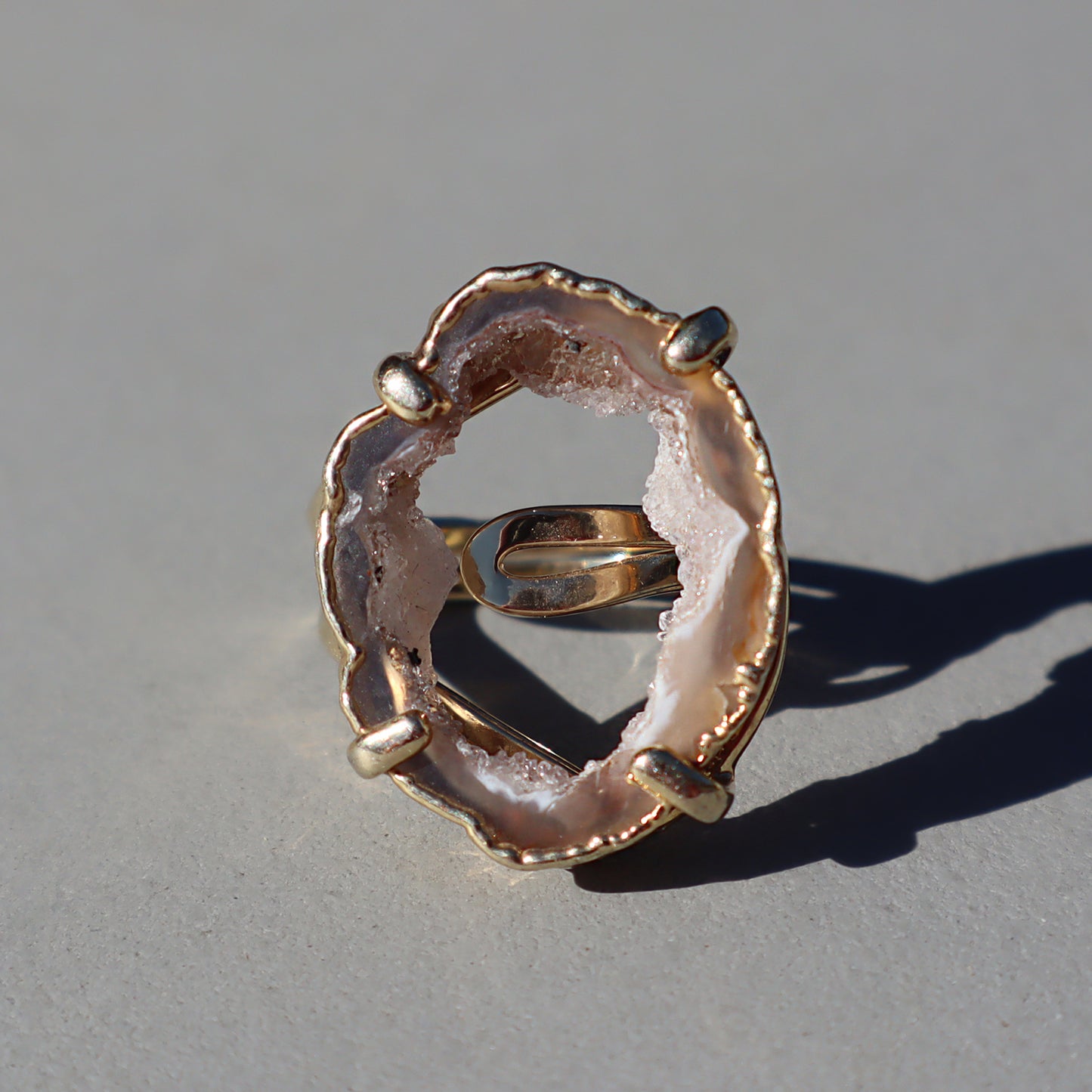 Hollow Geode Ring