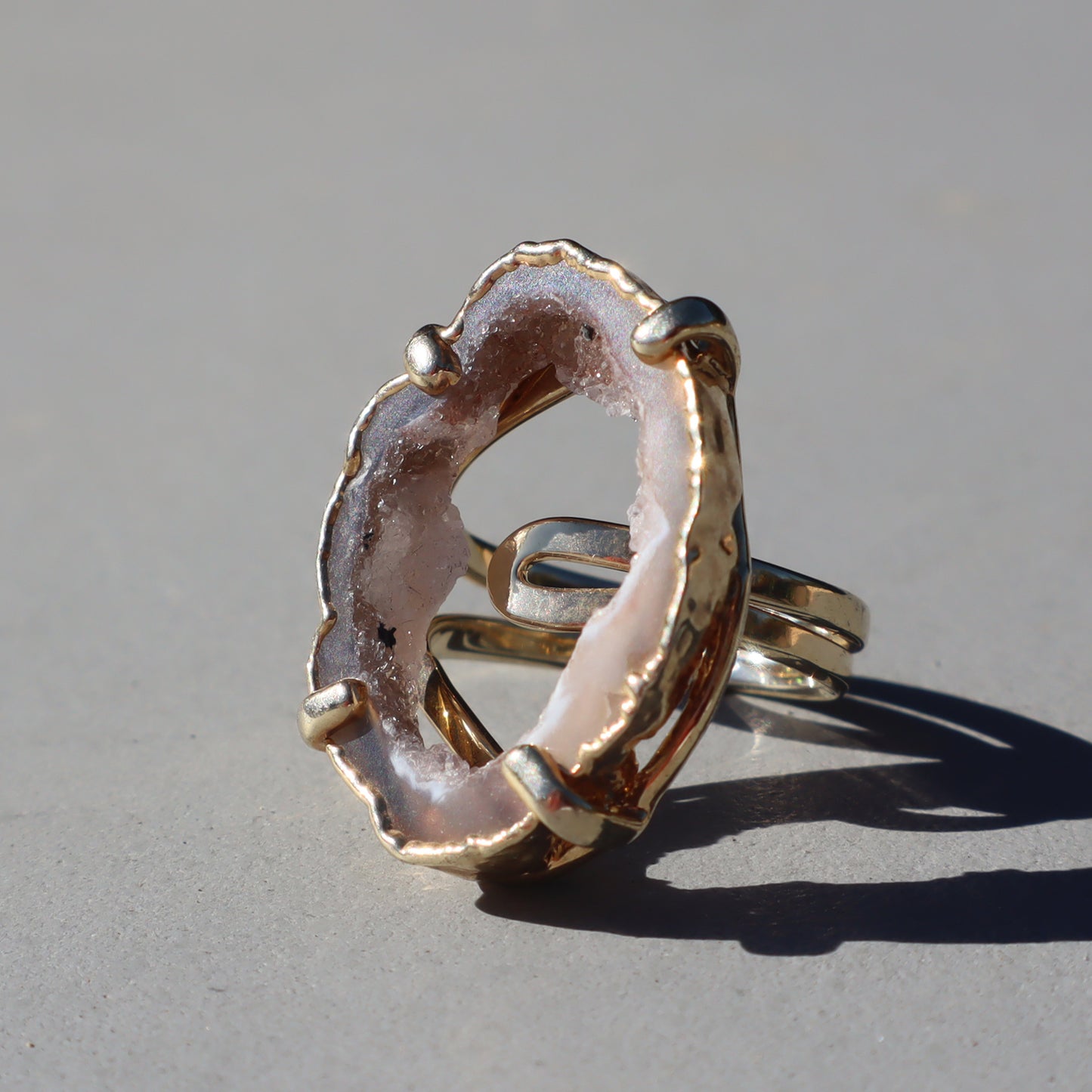 Hollow Geode Ring