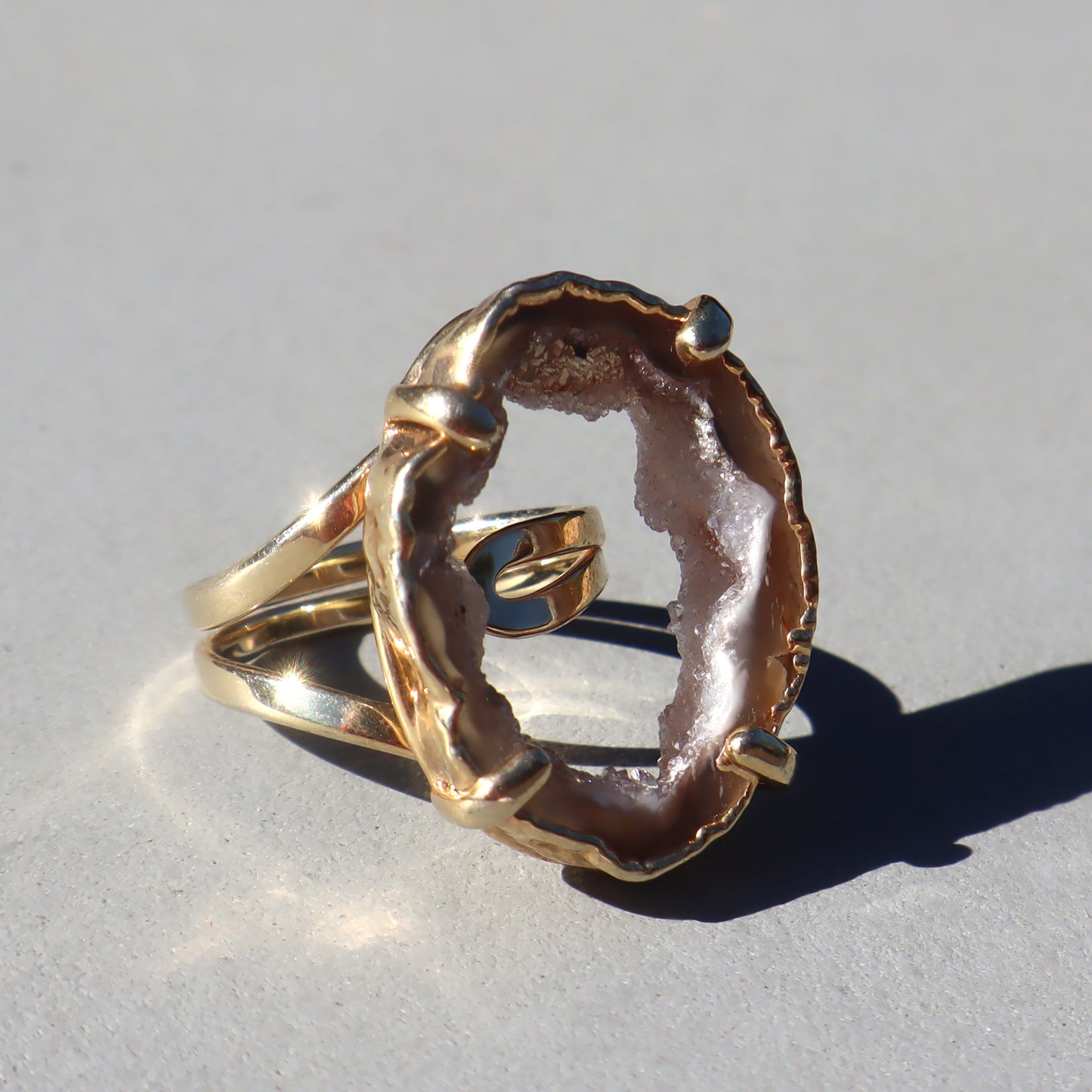 Hollow Geode Ring