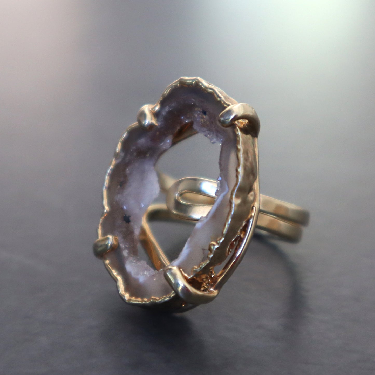 Hollow Geode Ring