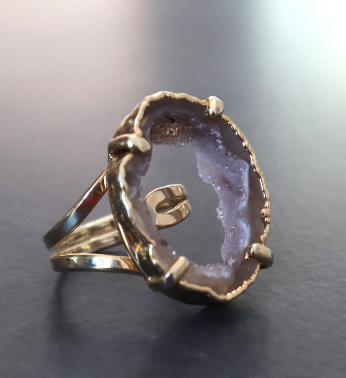 Hollow Geode Ring