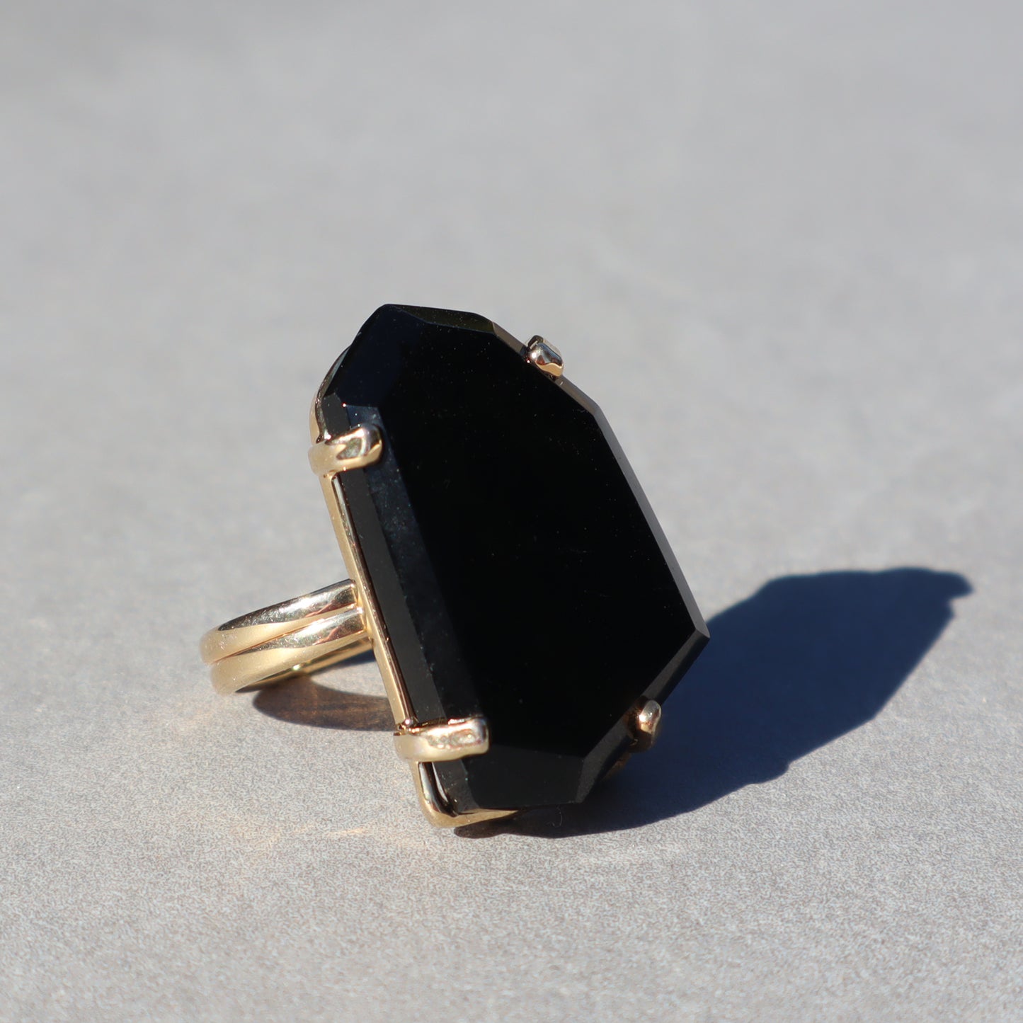 Natural Onyx Ring