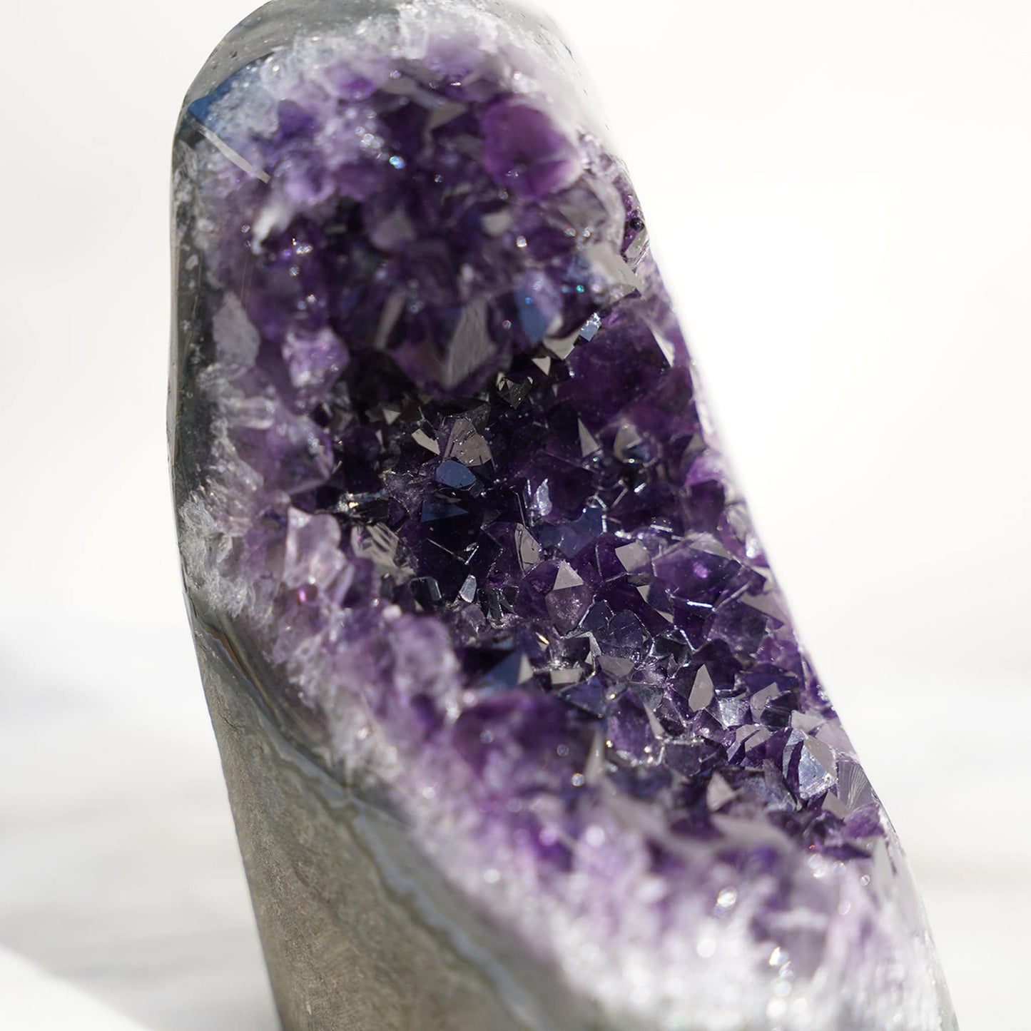 The Wave: Unique Amethyst Geode Quartz Mineral Decor - Deepest Earth