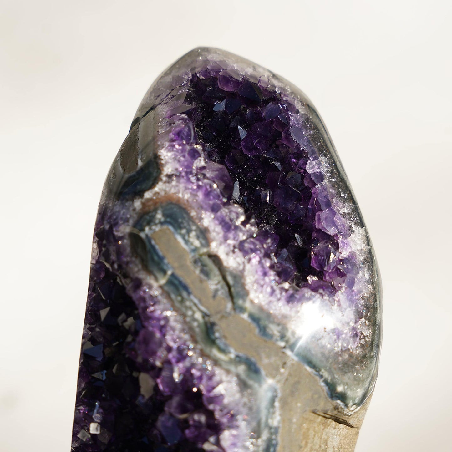 Unique Mineral Amethyst Geode Tower for sale - Deepest Earth