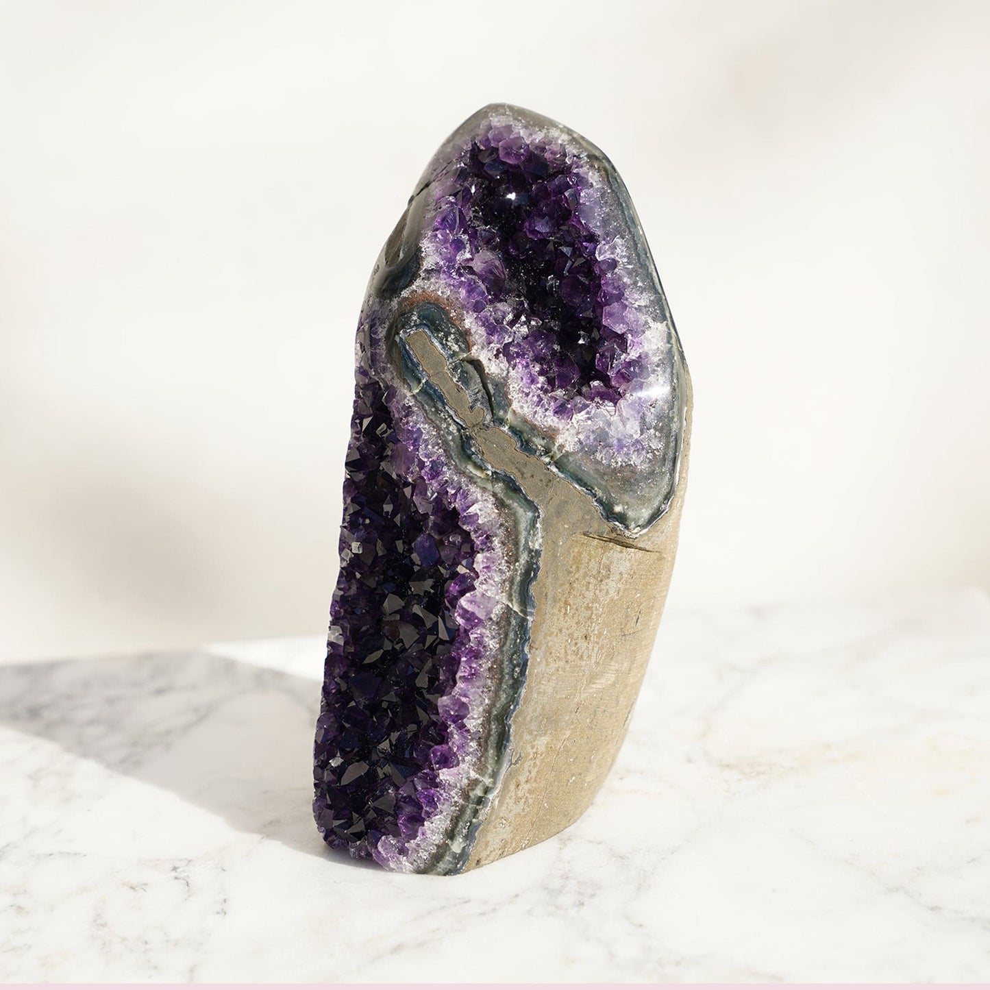 Unique Mineral Amethyst Geode Tower for sale - Deepest Earth