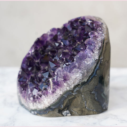 BUDDHA Cut Base Amethyst Geode Collection from Uruguay