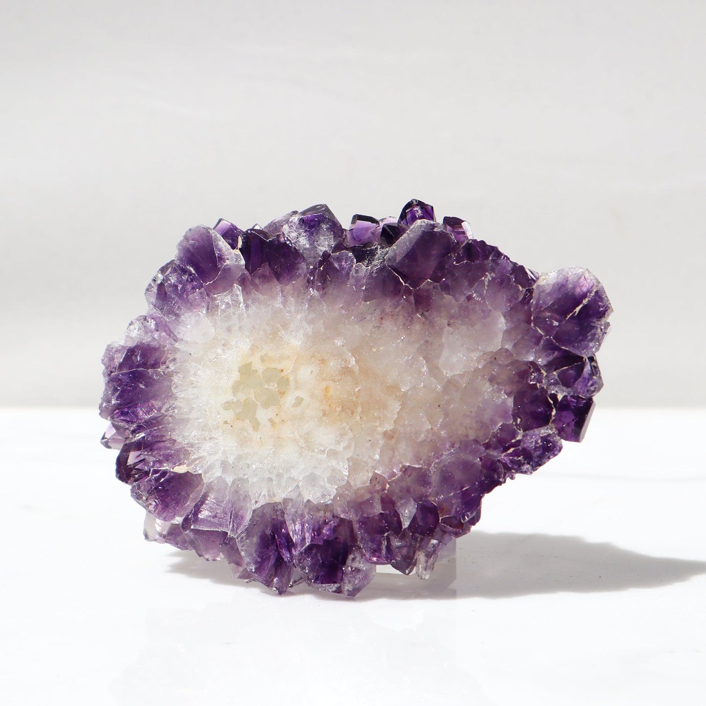 Large mineral stalactite slice flower, quality and rare natural art decor - Deepest Earth