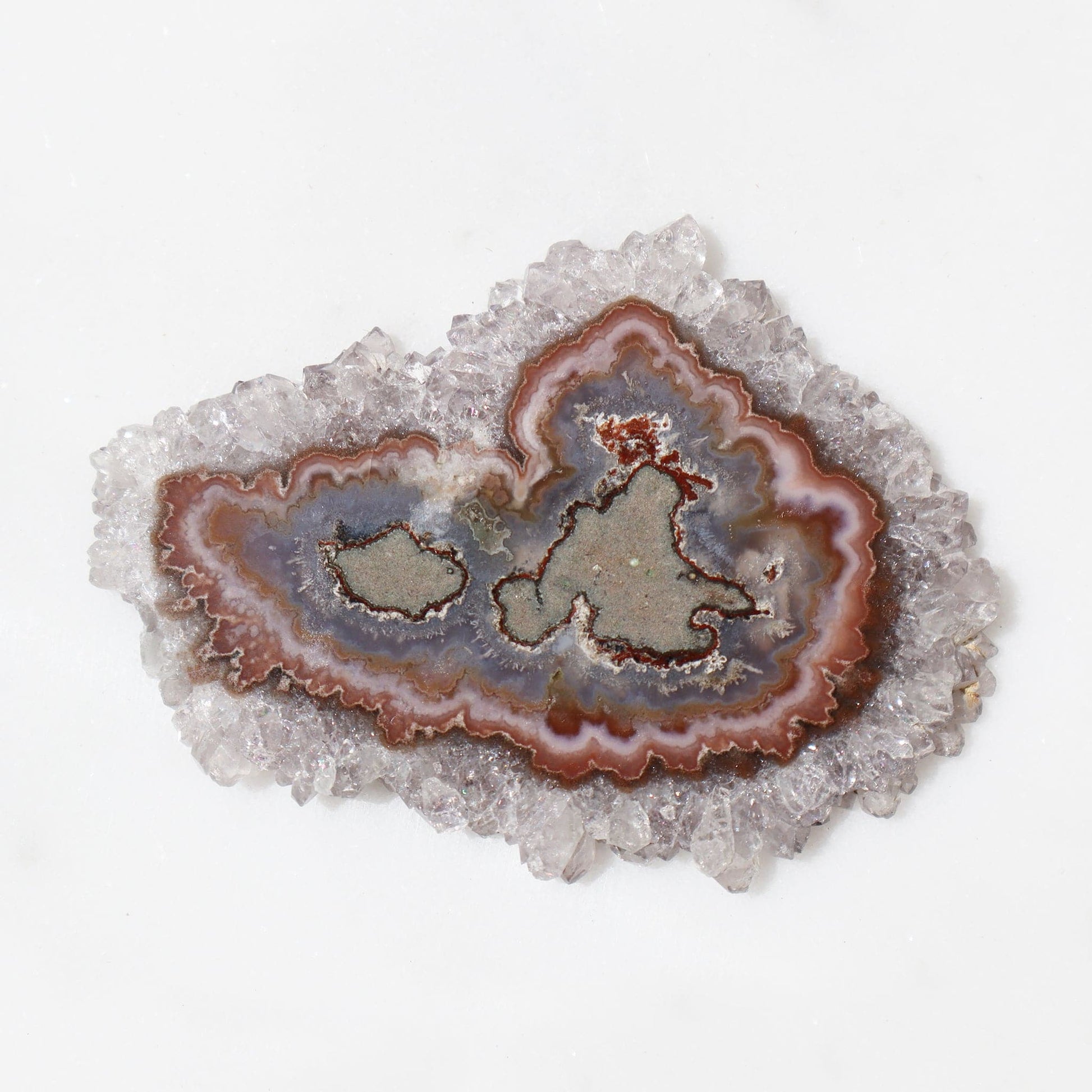 Handsome Earth Tones Amethyst Stalactite - Deepest Earth